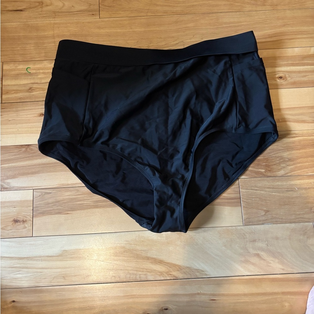 Women's Black Swim Bottoms